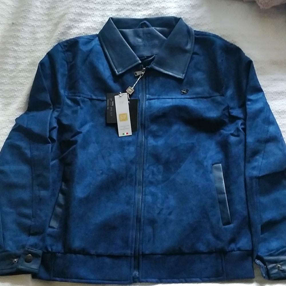 Blue Suede jacket
